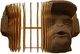 3D пазл-конструктор серія Cartonic 3D Puzzle Three Wise Monkeys Hear No Evil Три мудрі мавпи: Не чую про зло Картонний (CARTHEAR) - зображення 3