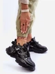 Sneakersy damskie na wysokiej platformie GOE MM2N4014 38 Czarne (5905677886580) - obraz 2