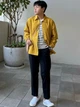 Ветровка мужская Uniqlo 861967624 XS Желтая (1159787586) - изображение 12
