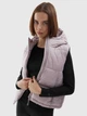 Теплый жилет короткий женский 4F Vest F073 4FAW23TVESF073-56S M Розовый (5904698480807) - изображение 3