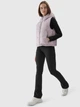 Теплый жилет короткий женский 4F Vest F073 4FAW23TVESF073-56S M Розовый (5904698480807) - изображение 4