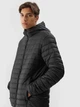 Куртка демисезонная с капюшоном мужская 4F Down Jacket M240 4FAW23TDJAM240-20S M Черная (5904698502905) - изображение 3
