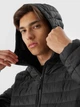 Куртка демисезонная с капюшоном мужская 4F Down Jacket M240 4FAW23TDJAM240-20S M Черная (5904698502905) - изображение 5
