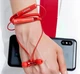 Безпровідні навушники LENOVO HE05 Bluetooth Red - зображення 3