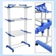 Четырехъярусная сушилка для белья до 50 кг Garment Rack With Wheels 5929 / Напольная 172х73х64 - изображение 3