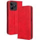 Чехол-книжка Deexe Retro Style для Realme C53 / C51 / Note 50 - Red - изображение 1