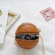 Сумочка детская Baigou в форме мячика. Коричневая - изображение 4