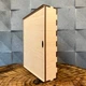 Подарункова коробка з дерева з декоративним наповнювачем бокс 20,5х16х3,7 ясен з висувною кришкою - зображення 2