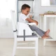 Сиденье-бустер 2 в 1 Ingenuity Baby Base Бежевое (10678) (074451106789) - изображение 10