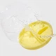 Тарілка силіконова OlaBaby Lemon на присосці з роздільниками - зображення 2
