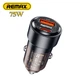 Автомобильное зарядное устройство 75W REMAX Walking Series PD+QC 1C+1A Fast Car Charger RCC360 - зображення 1