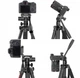 Професійний штатив KINGJOY VT-890H, вертикальна тринога 360° для камери, фотоапарата 181 см, чорний - зображення 4