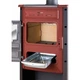Печь чугунная Tim Sistem MAGIC STOVE на дровах красная - изображение 4