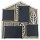Фоторамка-колаж EVG Inno ZB-4-3432 WHITE COLLAGE 4 на 4 фото 10×15. 10×10 см білий - изображение 2