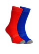Шкарпетки гірськолижні дитячі McKinley New ROB JRS 31-34 (2 пари) Red/Blue Royal - зображення 2