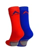 Шкарпетки гірськолижні дитячі McKinley New ROB JRS 31-34 (2 пари) Red/Blue Royal - зображення 4