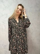 Цветочное платье трапеция с рукавами фонариками и завязкой на шее Pink Woman S 1035205r - изображение 5