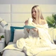 Плед Евро Colorful Home "Шарпей" 200 х 230 (37307) Бежевый - изображение 1