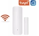 Датчик открытия дверей и окон Tuya Smart Wi-Fi беспроводной для охранной сигнализации, Белый - изображение 2