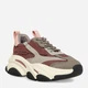 Sneakersy damskie na wysokiej platformie Steve Madden SM19000033-945 37 23 cm Bordowe (8720857127133) - obraz 2