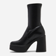 Botki damskie na słupku Steve Madden Low Phoenix Bootie SM11002629-001 38 23.8 cm Czarne (8720857131123) - obraz 4