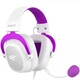 Игровые наушники с микрофоном HAVIT HV-H2002D White/Purple - изображение 2