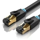 Патч Корд Мережевий Кабель LAN Vention Cat8 Ethernet SFTP Patch Cable RJ45 to RJ45 до 40 Гбіт/сек| 2.0м | Чорний - зображення 2