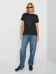 Футболка хлопковая женская Guess Adele Ss Cn Tee V2YI07-K8HM0-JBLK S Черная (7617076246312) - изображение 3