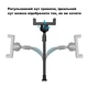 Светодиодная кольцевая LED лампа с креплением для телефона DX-260 Ring Light (003101) - изображение 5