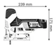 Аккумуляторный лобзик Bosch Professional GST 12V-70 (Без АКб и ЗУ) (06015A1001) - изображение 2