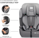 Автокресло KinderKraft Comfort Up i-Size Grey (5902533923137) (KCCOUP02GRY0000) - изображение 12