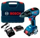 Ударний дриль-шуруповерт Bosch Professional GSR 18V-50 + 2 акк 18 V 2.0 Ah + ЗУ + кейс (06019H5000) - зображення 1