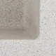 Мойка для кухни PLATINUM гранитная 4040 RUBA 440x440мм квадратная врезная без сифона белая PLS-A40833 - изображение 8