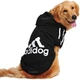 Толстовка для собак з капюшоном Adidog XL Чорний TM Novynka - зображення 1