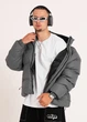 Зимовий чоловічий пуховик OGONPUSHKA Homie 3.0 сіра XS - изображение 3