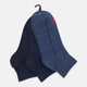 Набор женских носков коротких хлопковых Levi's Mid Cut Batwing Logo Recycled Cotton 3P 701224673-002 коттон 35-38 3 пары Denim (8720245507189) - изображение 1