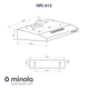 Вытяжка плоская Minola HPL 613 BR - изображение 10