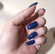 Накладные ногти с клеем Technic Cosmetics Squareletto - Gloss Navy 24 шт. Синий - изображение 2