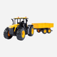 Traktor z przyczepą Double Eagle JCB (6948061928045) - obraz 1