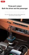 Автомобильный FM-трансмиттер модулятор XO BCC08 |2USB/Type-C, 15W/3A, TF/U-Disk, BT5.0/MP3| - изображение 7