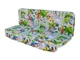 Комплект подушок для гойдалки eGarden Loros Rojo 170x110x6 бежевий тент 120x200 - зображення 2