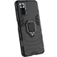 Ударопрочный чехол Transformer Ring for Magnet для Xiaomi Redmi Note 10 Pro / 10 Pro Max Черный / Soul Black Без бренда - изображение 1