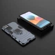 Ударопрочный чехол Transformer Ring for Magnet для Xiaomi Redmi Note 10 Pro / 10 Pro Max Серый / Metal slate Без бренда - изображение 2