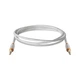 Кабель мультимедийный AUX Audio 3.5mm M/M 1.2m JACK01-03 white Defender (87513) - изображение 2