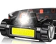 Налобний LED ліхтар з магнітом BL-8101 акумуляторний універсальний XPE+COB - зображення 2
