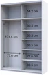 Шкаф купе Doros G-Caiser 2 ДСП 160х60х240 Графит Дуб Эвок (42005074) - изображение 4