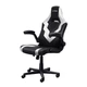 Крісло геймерське TRUST GXT703R RIYE GAMING CHAIR BLACK/WHITE (TR25130) - зображення 1