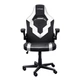 Крісло геймерське TRUST GXT703R RIYE GAMING CHAIR BLACK/WHITE (TR25130) - зображення 3
