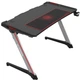 Геймерський стіл Ultradesk Racer Чорний/Сірий + RGB-підсвічування - зображення 1
