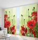 3D - Фото Штори і тюль PHOTODECOR "Маки 1" - зображення 2
